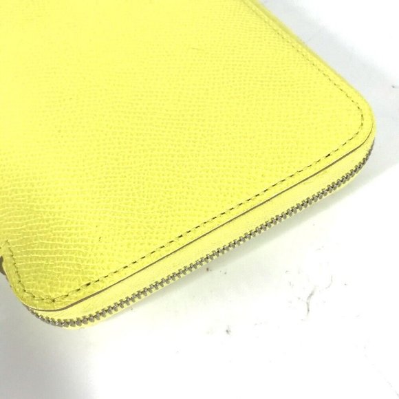 HERMES Long wallet Azap Long Silk-In Zip Around Long Wallet Epsom yellow - Picture 8 of 13